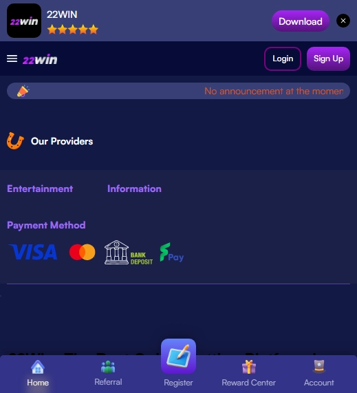22Win Casino